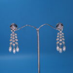 CZ Pearl Earrings - Image 3
