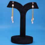 Pure Oval Pearl Earrings - Image 3