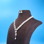 Ruby Button Pearl Necklace - Image 3