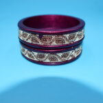 Violet Colour Deign Lac Bangles - Image 5