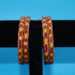 Multicolour Design Lac Bangles - Image 2