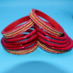 Red Colour Design Luc Bangles - Image 3