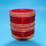 Red Colour Design Luc Bangles - Image 4