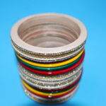 Multicolour Design Lac Bangle Set - Image 3