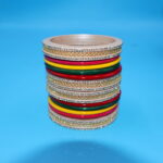Multicolour Design Lac Bangle Set - Image 4