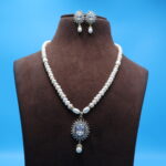 Pendant Pearl Necklace Set - Image 2
