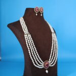 Ruby Pendant Rani Haar Set - Image 3
