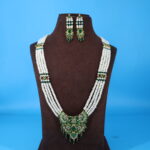 Emerald Pendant Rani Haar Set - Image 2