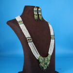 Emerald Pendant Rani Haar Set - Image 4