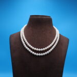 Two Layer Pearl Necklace - Image 2