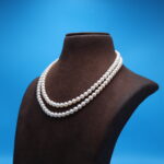 Two Layer Pearl Necklace - Image 3