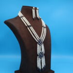 Three Layer Pearl Necklace - Image 3
