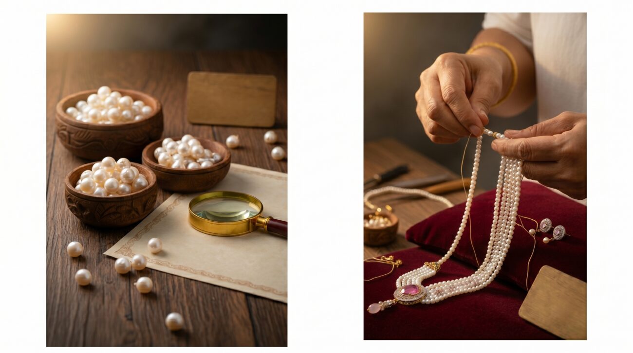original pearl jewellery Hyderabad