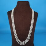 Four Layer Rice Pearl Necklace - Image 2