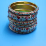 Flower Design Lac Bangles - Image 4