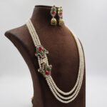 Pendant Side Brooch Necklace - Image 3