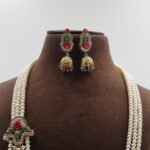 Pendant Side Brooch Necklace - Image 4