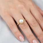 Round Pearl Ring