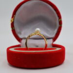 Leaf Design Pearl Ring - Image 4