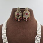 Oval Pearl Rani Haar Necklace - Image 4