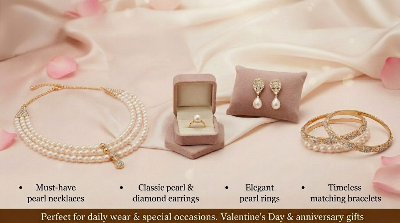 woman’s jewellery collection