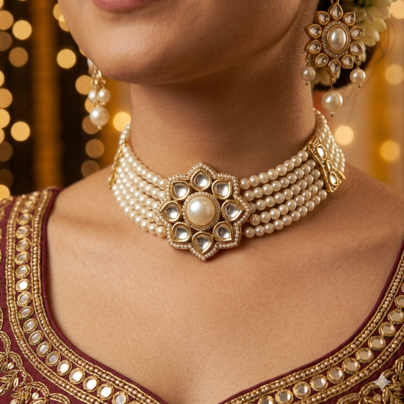 pearl choker