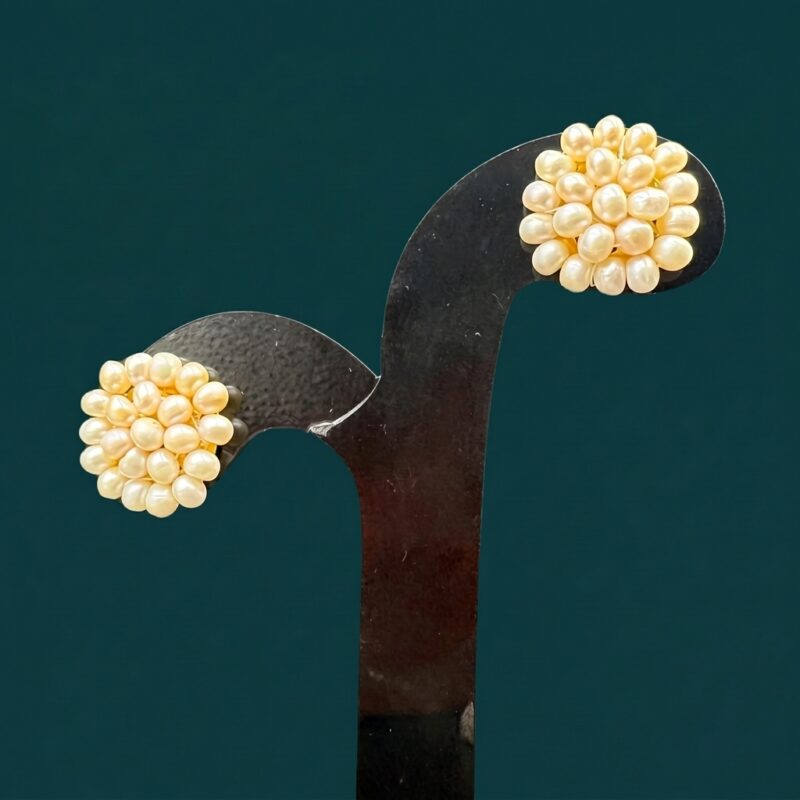 Graceful Pearl Hanging Earrings 14