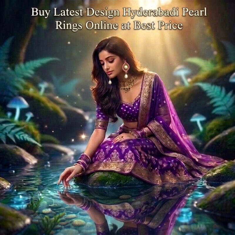 Buy Latest Design Hyderabadi Pearl Rings Online Best Price
