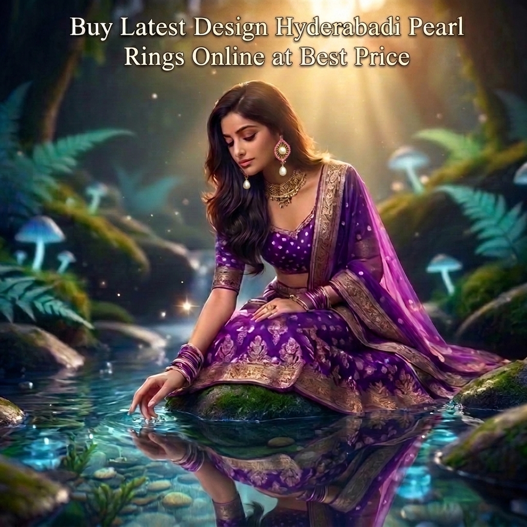 Buy Latest Design Hyderabadi Pearl Rings Online Best Price