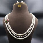 Multicolour Pendant Side Brooch Necklace - Image 2