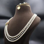 Multicolour Pendant Side Brooch Necklace - Image 3
