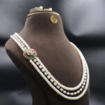 Multicolour Pendant Side Brooch Necklace - Image 4