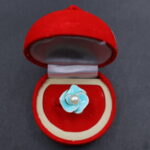 Blue Petal Pearl Ring - Image 2