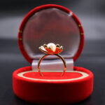 Golden Petal Pearl Ring - Image 4