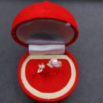 Lavender Grace Floral Pearl Ring - Image 2