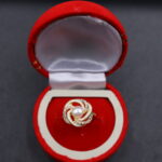 Golden Spiral Pearl Ring - Image 2