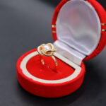 Golden Spiral Pearl Ring - Image 4