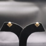 Royal Heart Floral Pearl Earrings - Image 5