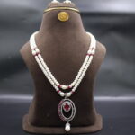 Royal Pearl Necklace Set - Image 2
