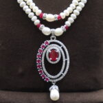 Royal Pearl Necklace Set - Image 4
