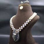 Premium Pearl Pendant Necklace SET - Image 3