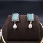 Triple Strand Pearl Necklace Set - Image 5