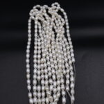 Oval White Loose Pearls