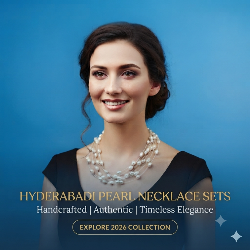 Buy Best Hyderabadi Pearl Jewellery Sets Online in 2026