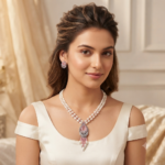 Rose Aura Pearl Necklace