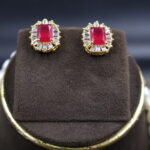 Elegant Ruby & Portrait Pearl Necklace SET - Image 5