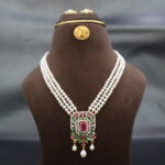 The Royal Pendant Pearl Necklace Set - Image 2