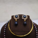 Black Pearl Necklace set - Image 5