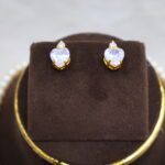 White Pearl Necklace with a Heart-Shaped Pendant - Image 5