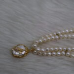 Dual-Strand White Pearl Necklace - Image 4